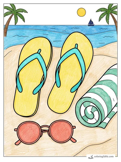 Colored example of this coloring page