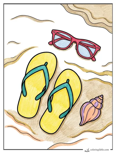 Colored example of this coloring page