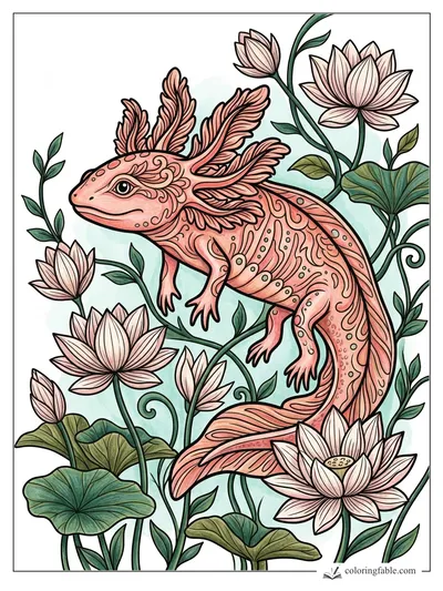 Colored example of this coloring page