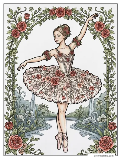 Colored example of this coloring page