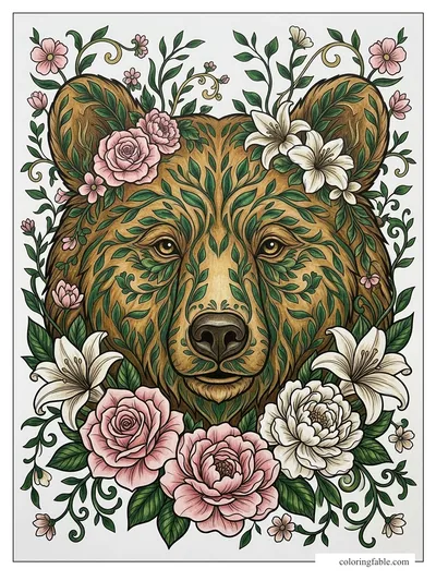 Colored example of this coloring page