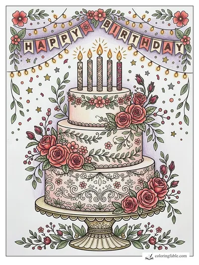 Colored example of this coloring page
