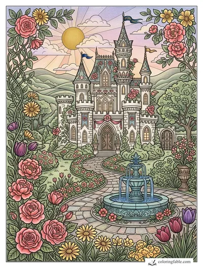 Colored example of this coloring page