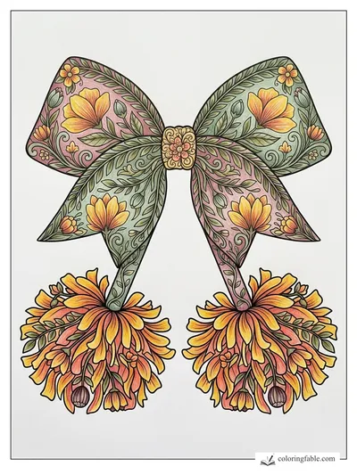 Colored example of this coloring page