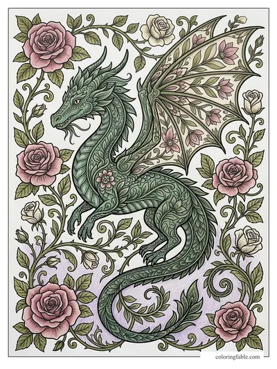 Colored example of this coloring page
