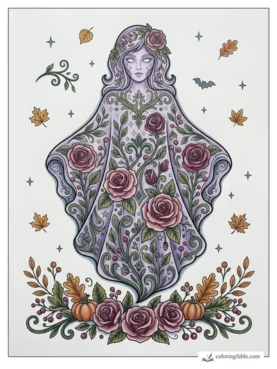 Colored example of this coloring page