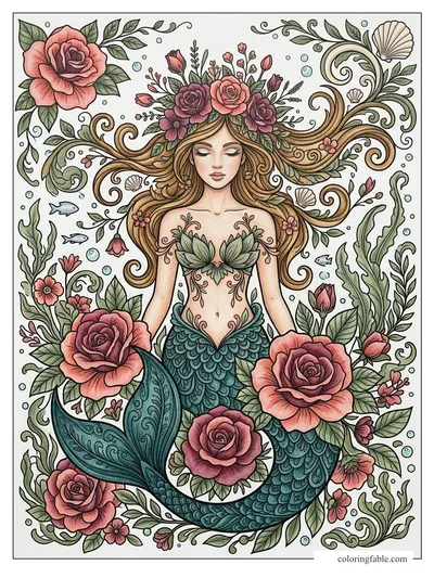 Colored example of this coloring page