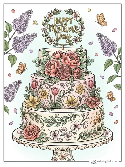 Colored example of this coloring page