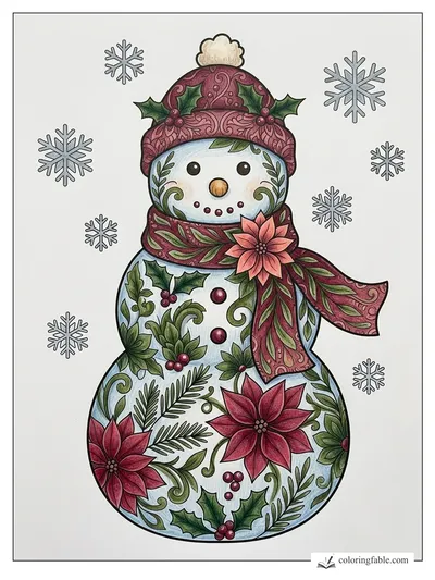 Colored example of this coloring page