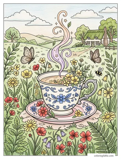 Colored example of this coloring page