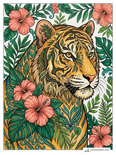 Colored example of this coloring page