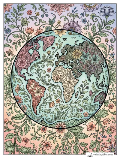Colored example of this coloring page