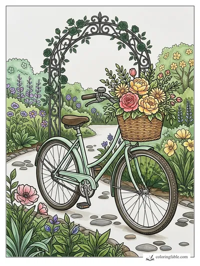 Colored example of this coloring page