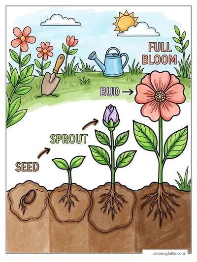 Colored example of this coloring page