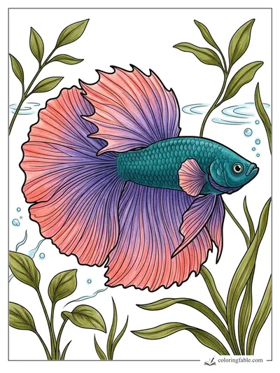 Colored example of this coloring page