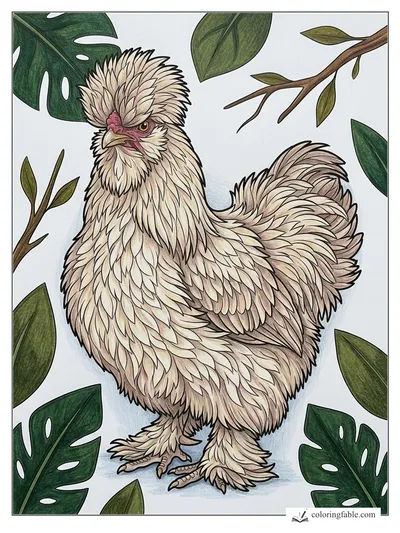 Colored example of this coloring page