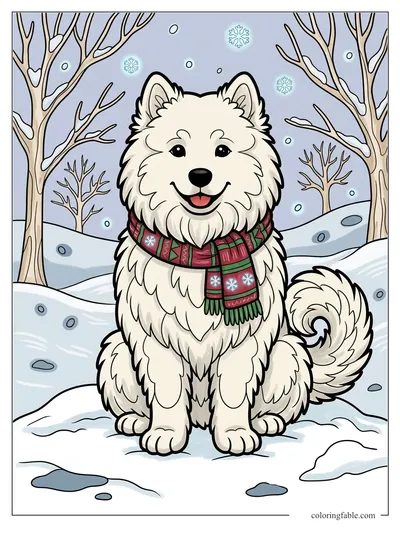 Colored example of this coloring page