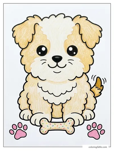 Colored example of this coloring page