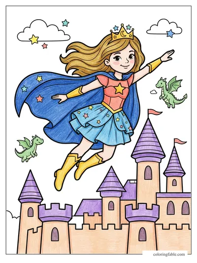 Colored example of this coloring page
