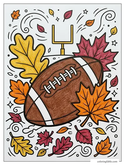 Colored example of this coloring page
