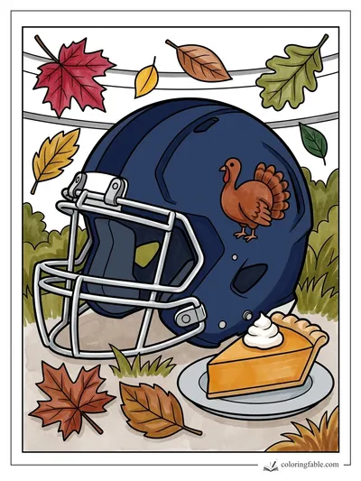 Colored example of this coloring page