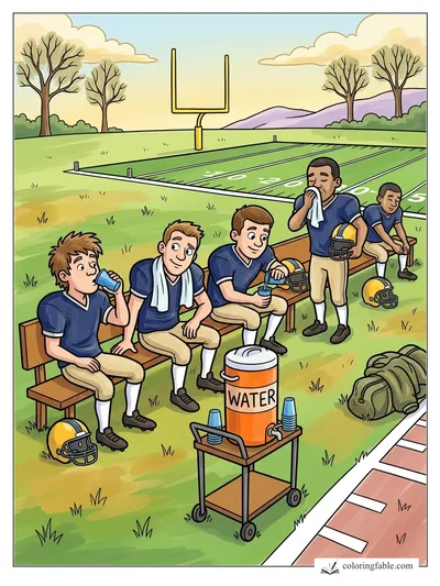 Colored example of this coloring page