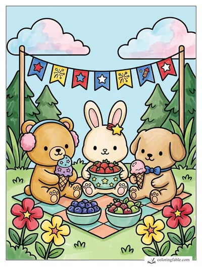 Colored example of this coloring page