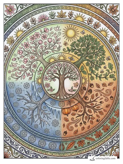 Colored example of this coloring page
