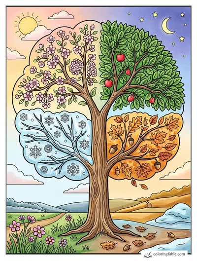 Colored example of this coloring page