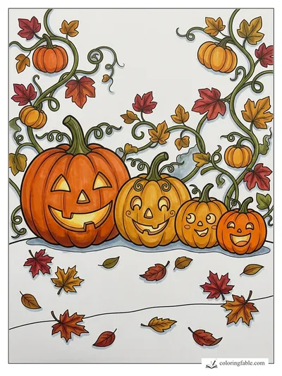 Colored example of this coloring page