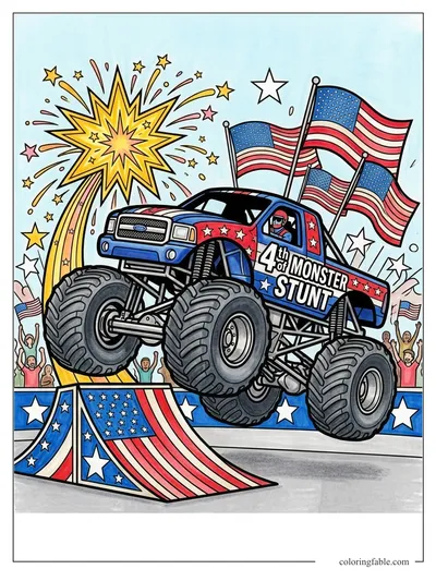 Colored example of this coloring page