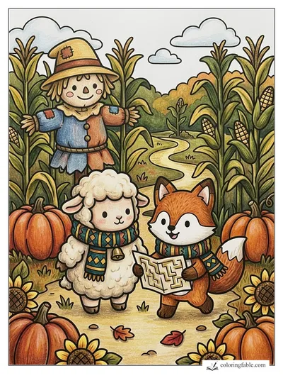 Colored example of this coloring page