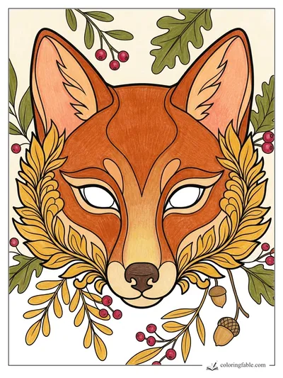Colored example of this coloring page