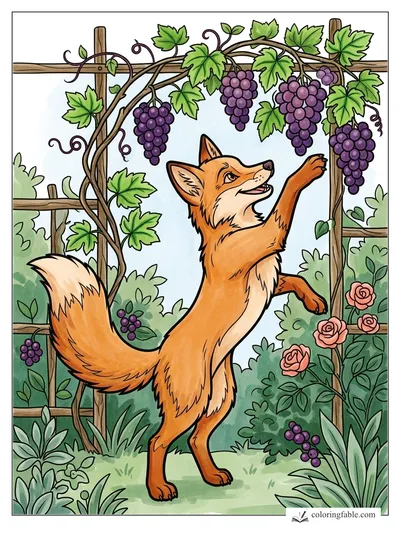 Colored example of this coloring page