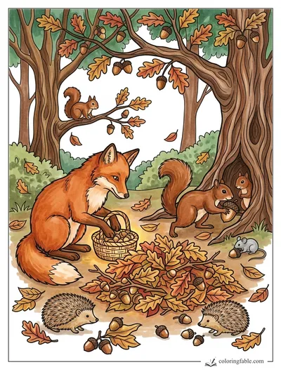 Colored example of this coloring page