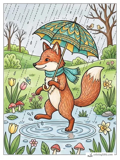 Colored example of this coloring page