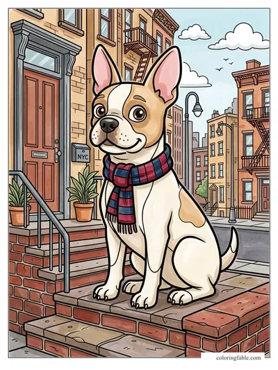 Colored example of this coloring page