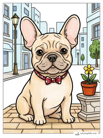 Colored example of this coloring page
