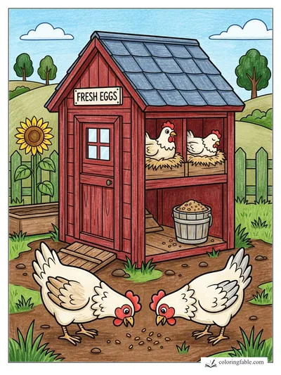 Colored example of this coloring page