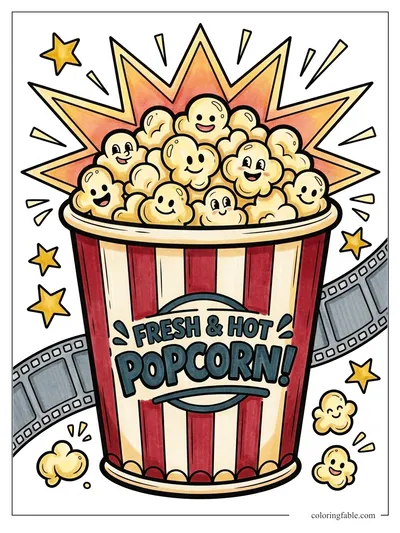 Colored example of this coloring page