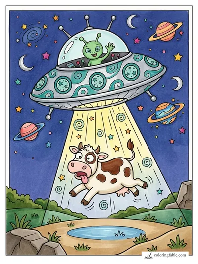 Colored example of this coloring page