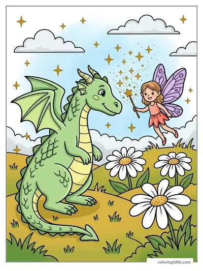 Colored example of this coloring page