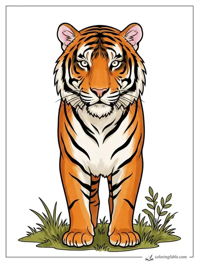 Colored example of this coloring page