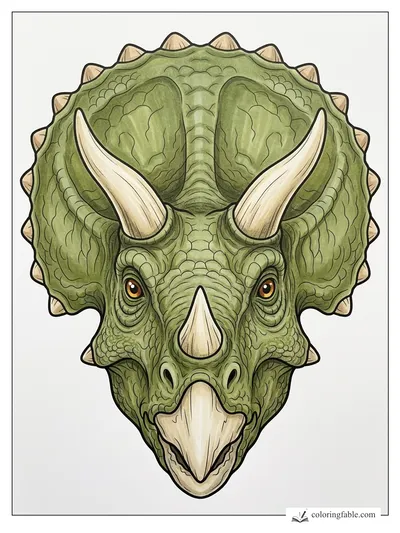 Colored example of this coloring page
