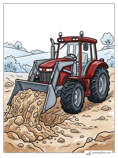 Colored example of this coloring page