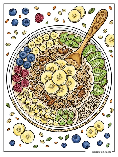 Colored example of this coloring page