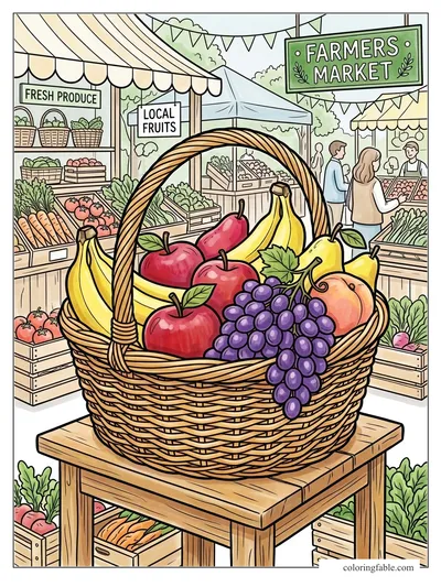 Colored example of this coloring page