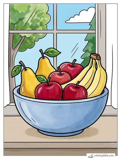Colored example of this coloring page