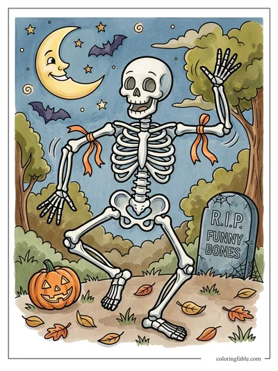 Colored example of this coloring page