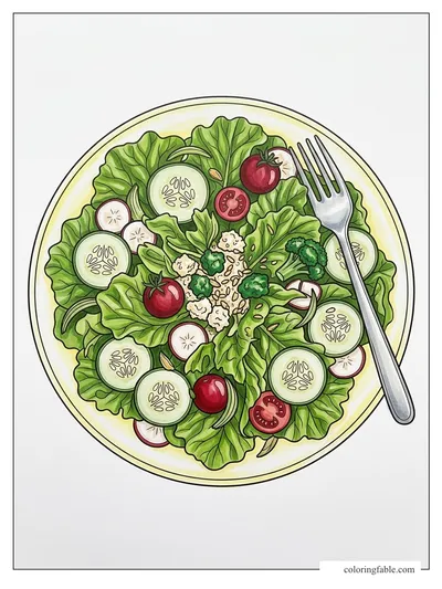 Colored example of this coloring page
